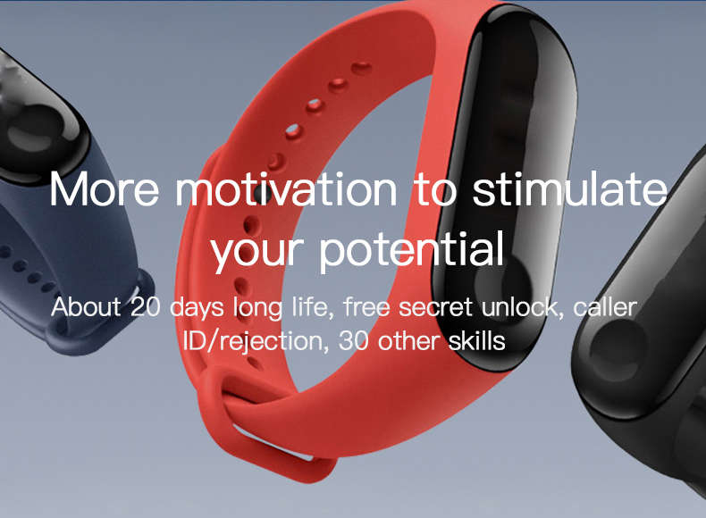 Original Xiaomi Mi band 3 Smart Watch OLED Display Heart Rate Monitor Bracelet International