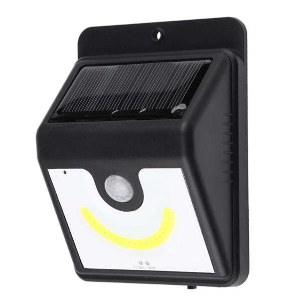 Outdoor Solar Lights 1800LM COB Waterproof Motion Sensor Wall Lamp for Aisle Stair Security