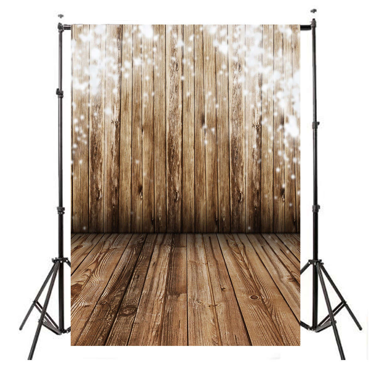 3x5FT Vinyl Wooden Wall Floor Photography Backdrop Background Photo Studio Props