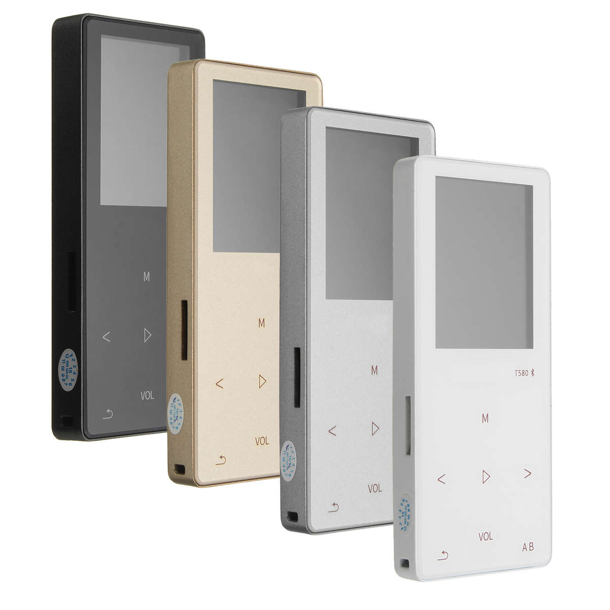 T580 Bluetooth HIFI MP3 MP4 Player 4-256GB Recording Pen Touch Button Suppor