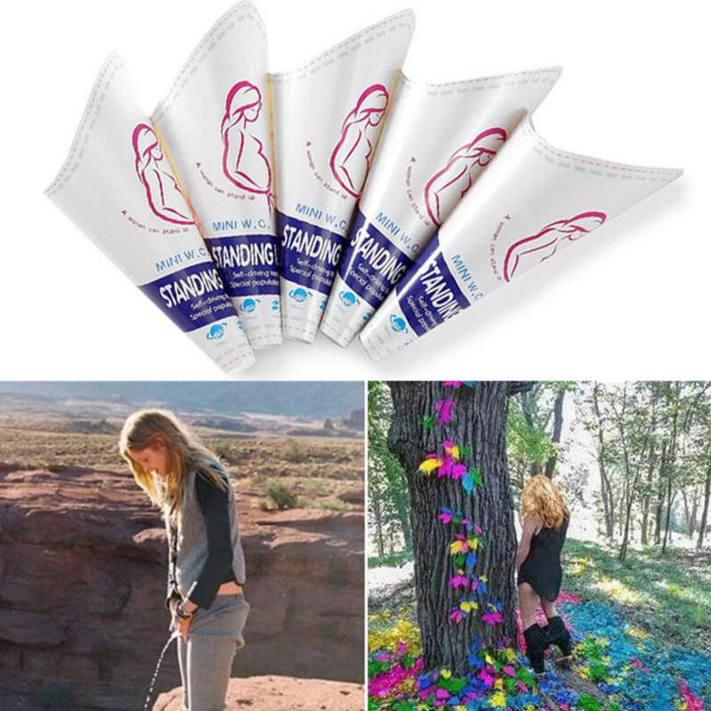 10Pcs/1Bag Disposable Female Urine Lady Funnel Urination Device Outdoor Spor