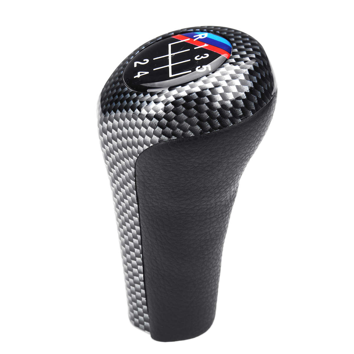 Carbon 5-Speed Manual Gear Shift Knob For BMW 3 5 6 Series
