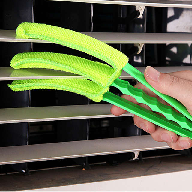 Chenilie Window Shutters Cleaning Brush Washable Air Conditioner Duster Detachable Cleaning Acce