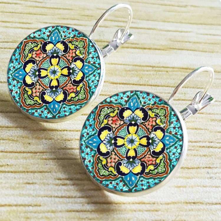 Vintage Drop Earrings (COLOR: SILVER)