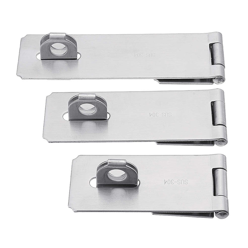 n 304 Stainless Steel Safety Hasps Heavy Duty Gate Bolt Latch Buckle A