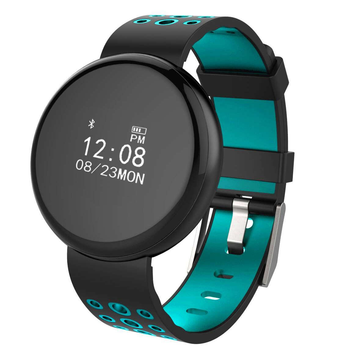 SmartWatch Round Screen Blood Oxygen Pressure Heart Rate Monitor Fitness Tracker SmartWatch