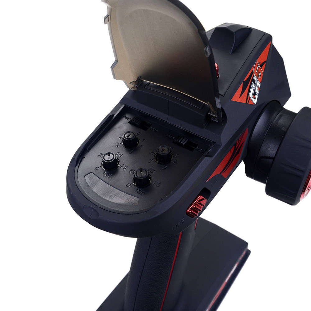 Surpass Hobby CH6 2.4G 4CH Super Response Transmitter Remote Control With Receiver For RC Car Boat