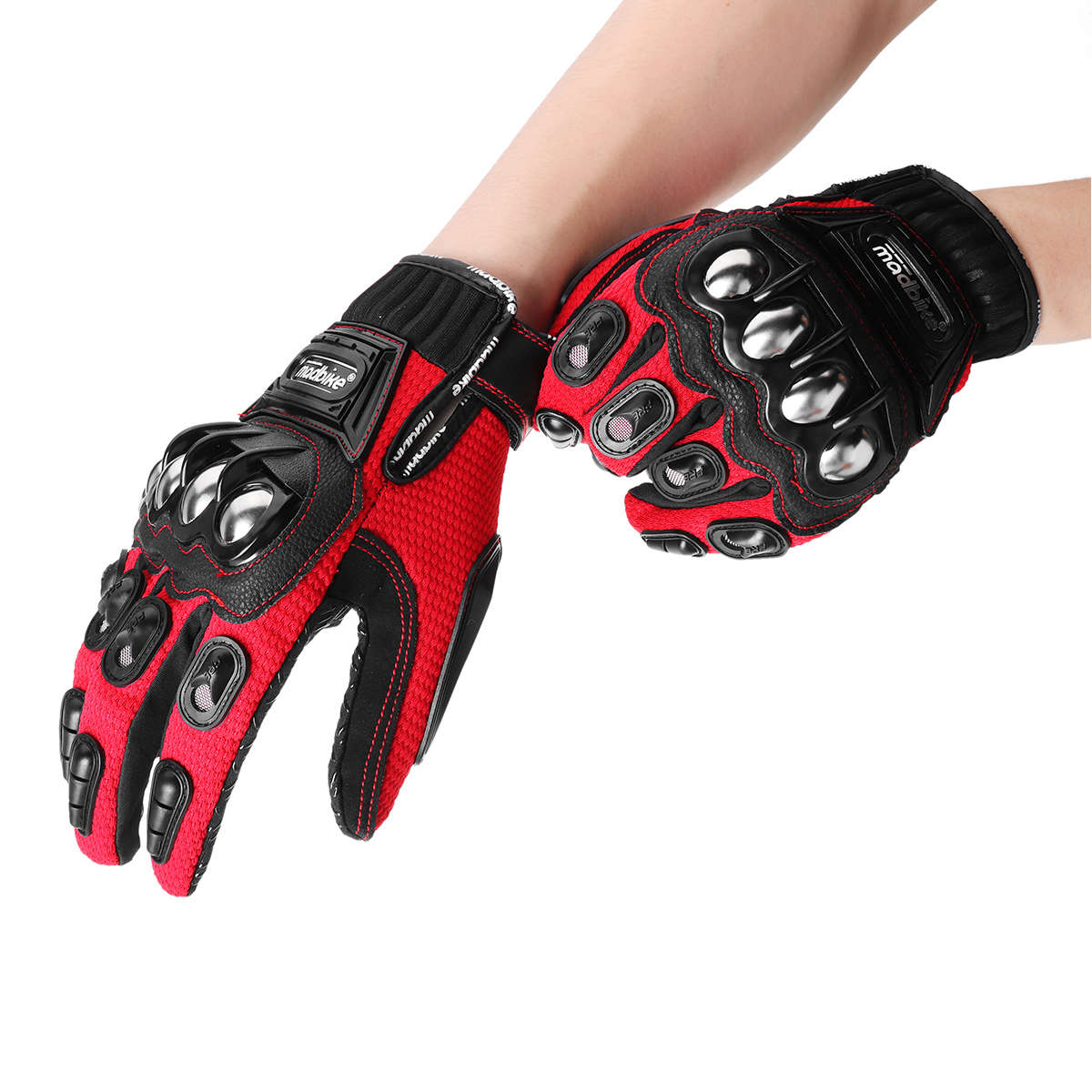 Steel Madbike Motorcycle Gloves Racing Motorbike Protective Gloves