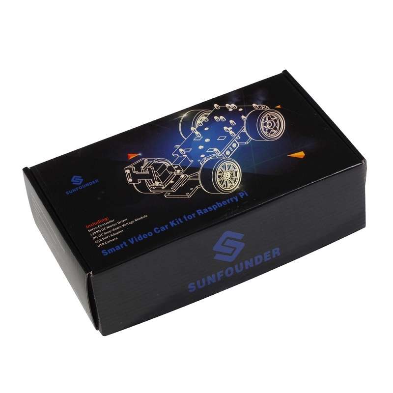 Sunfounder TS0248 Smart Remote Control Video Car Kit for Raspberry Pi with Android App