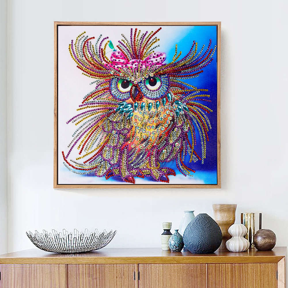 New 5D DIY Owl Pictures Diamond Paintings Beautiful Diamond Painting Cross Stitch Animals Decor