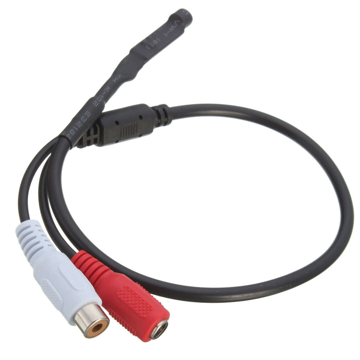 Sensitive Audio Pickup Mic Microphone Cable For CCTV Security System Covert DVR Camera - 0.02kg