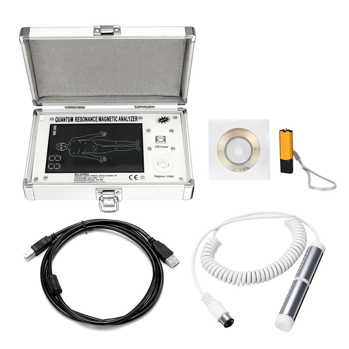 52 Reports Multilingual Quantum Magnetic Resonance Body Analyzer 4TH Newest Mini