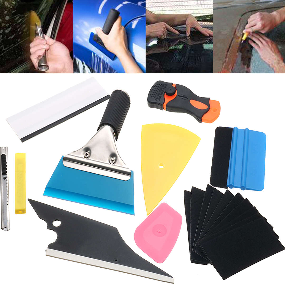 1 Window Tint Tools Car Wrapping Application Kit Sticker Vinyl Sheet S