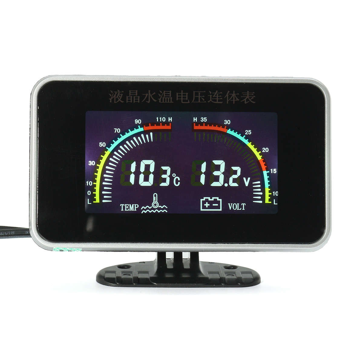 12/24V Car Universal LCD 2 in 1 Gauge Electronic Digital Gauges