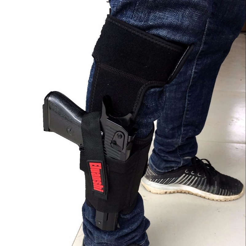 Outdoor HunSpting Tactical Concealed Carry Ankle Leg Holster For Glock 17 19