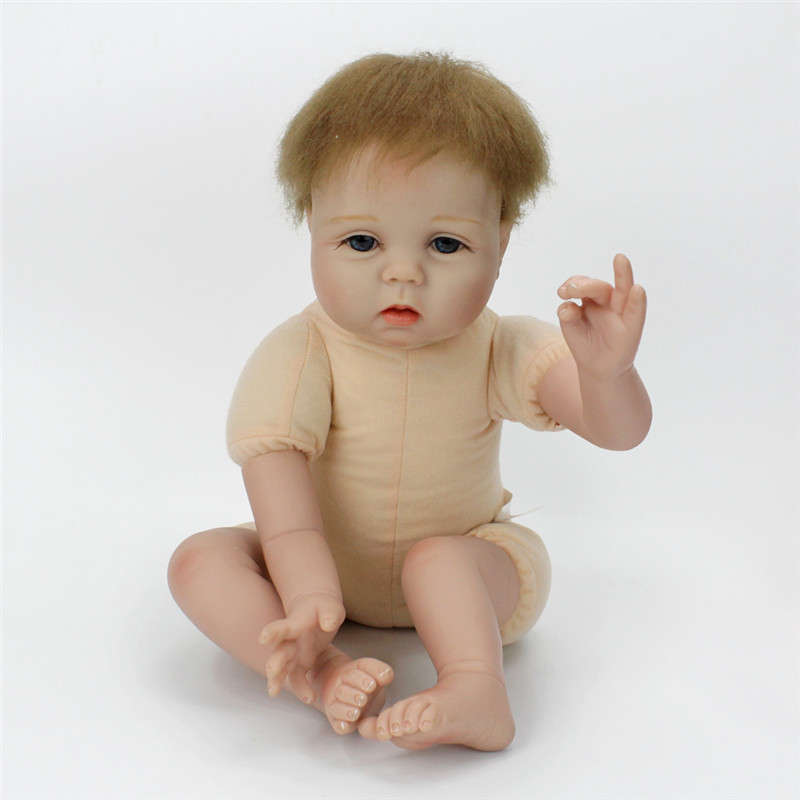 NPK DOLL 55cm Soft Silicone Doll Reborn Baby 22 Toy For Girls Newborn Girl Baby Birthday Gift"