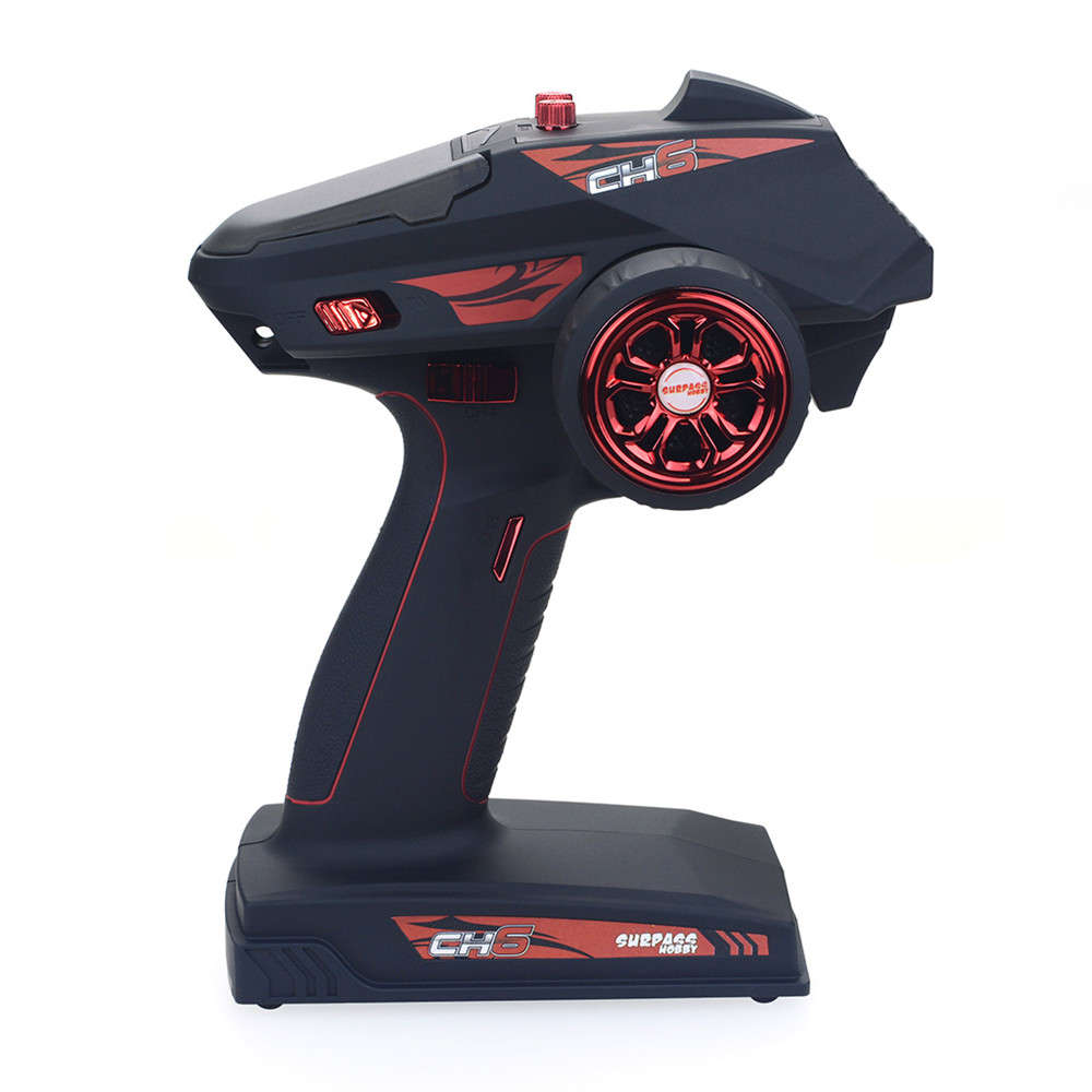 Surpass Hobby CH6 2.4G 4CH Super Response Transmitter Remote Control With Receiver For RC Car Boat