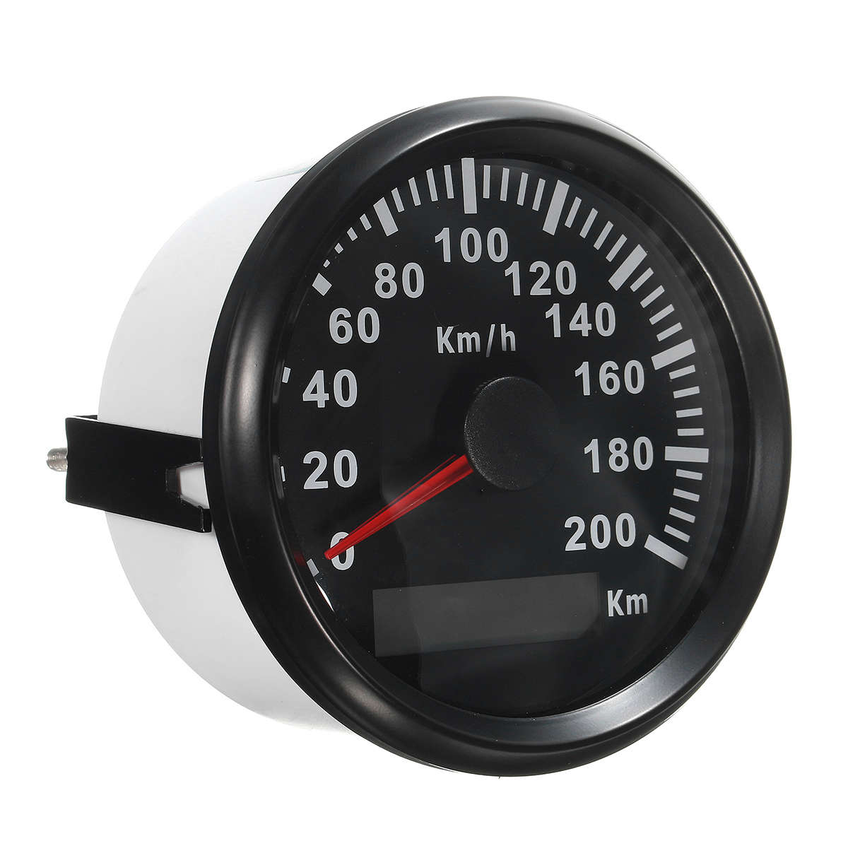 Stainless GPS Speedometer Waterproof Digital Gauge 85mm 200 KM/H
