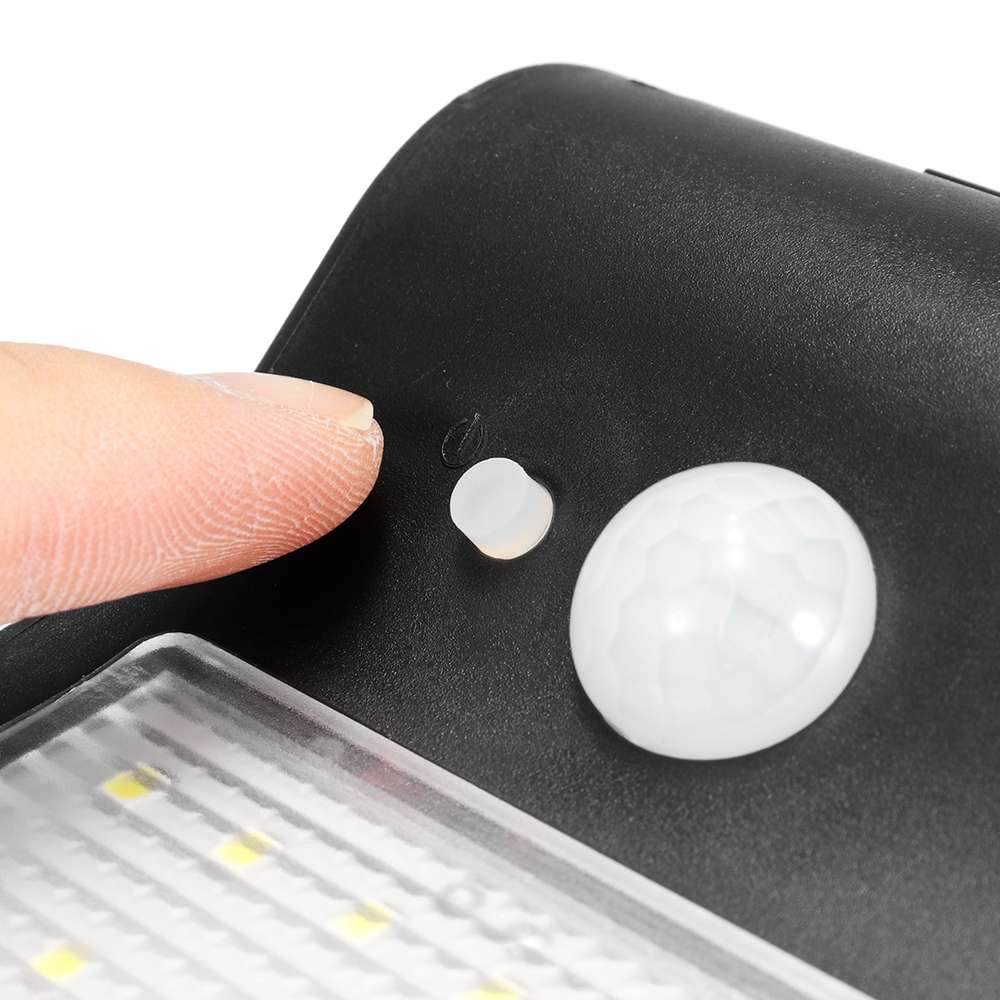 Solar Powered 36 LED PIR Motion Sensor Waterproof Street Security Light Wall Lamp for Outdoor Garden