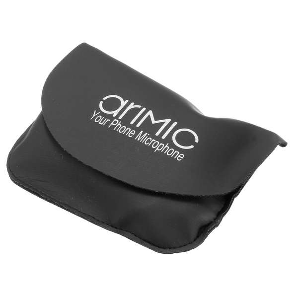 AriMic Dual-Head Clip on Lapel Microphone Recording Mic