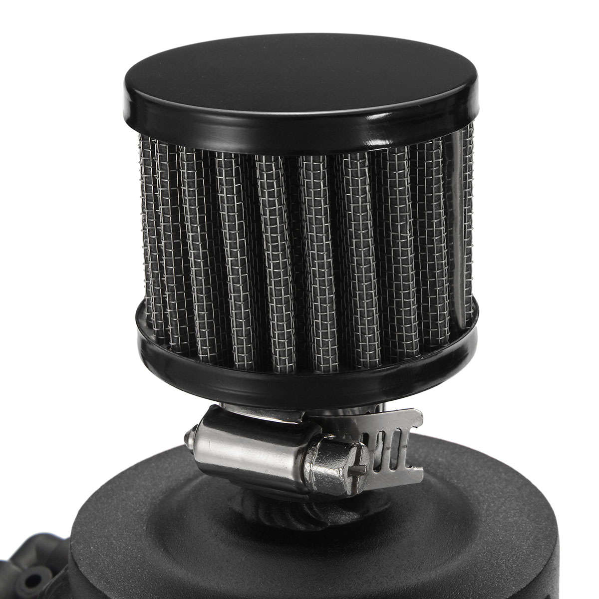 Universal Car 750ml Aluminum Catch Can Reservoir Fuel Tank with Breather Fil