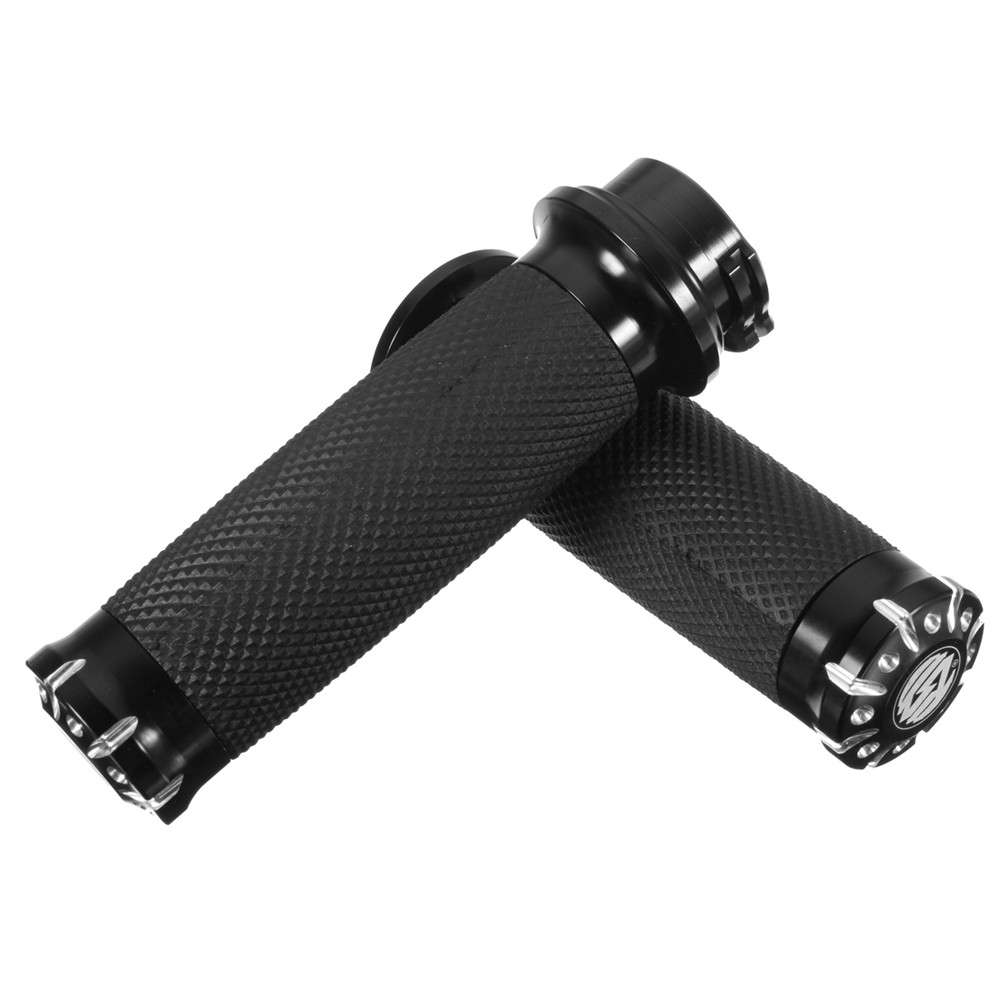 1"25mm CNC Hand Grip Motorcycle Handlebar For Harley Touring Sportster Dyna Softail