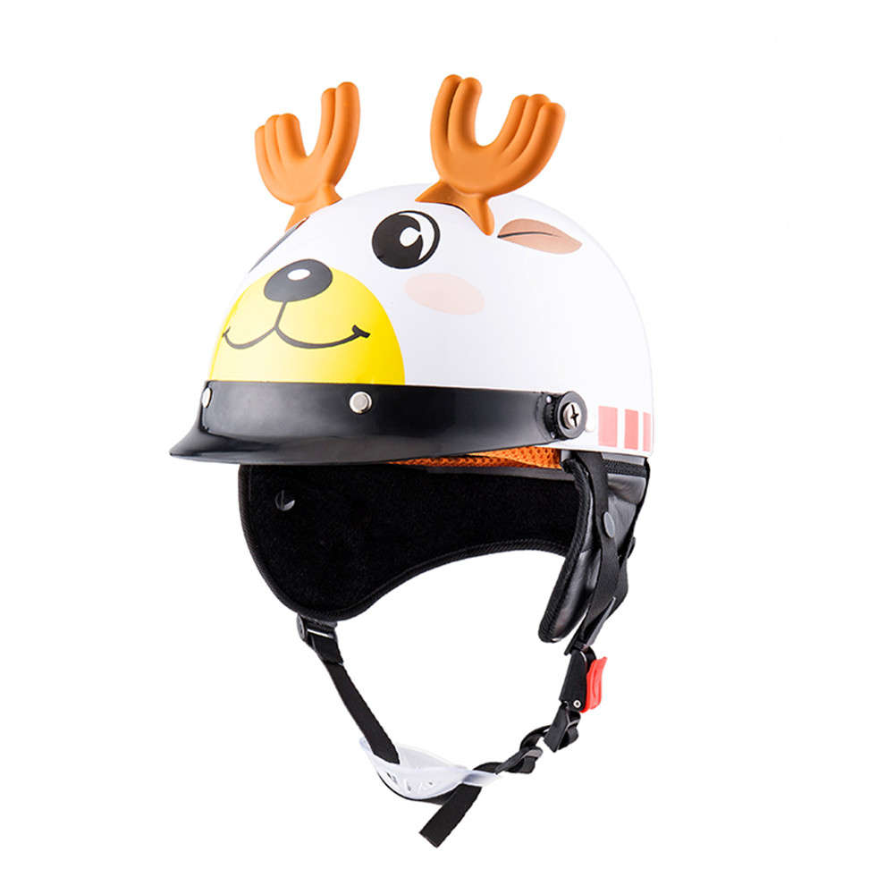 BYB ABS Children Cute Helmet Protective Anti-fog Lens Breathable Cartoon Universal