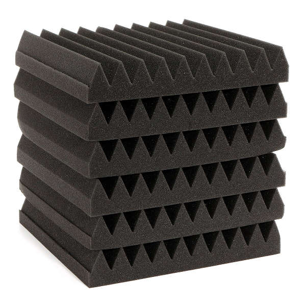 0x30x5CM Soundproofing Acoustic Wedge Foam Tiles Wall Panels