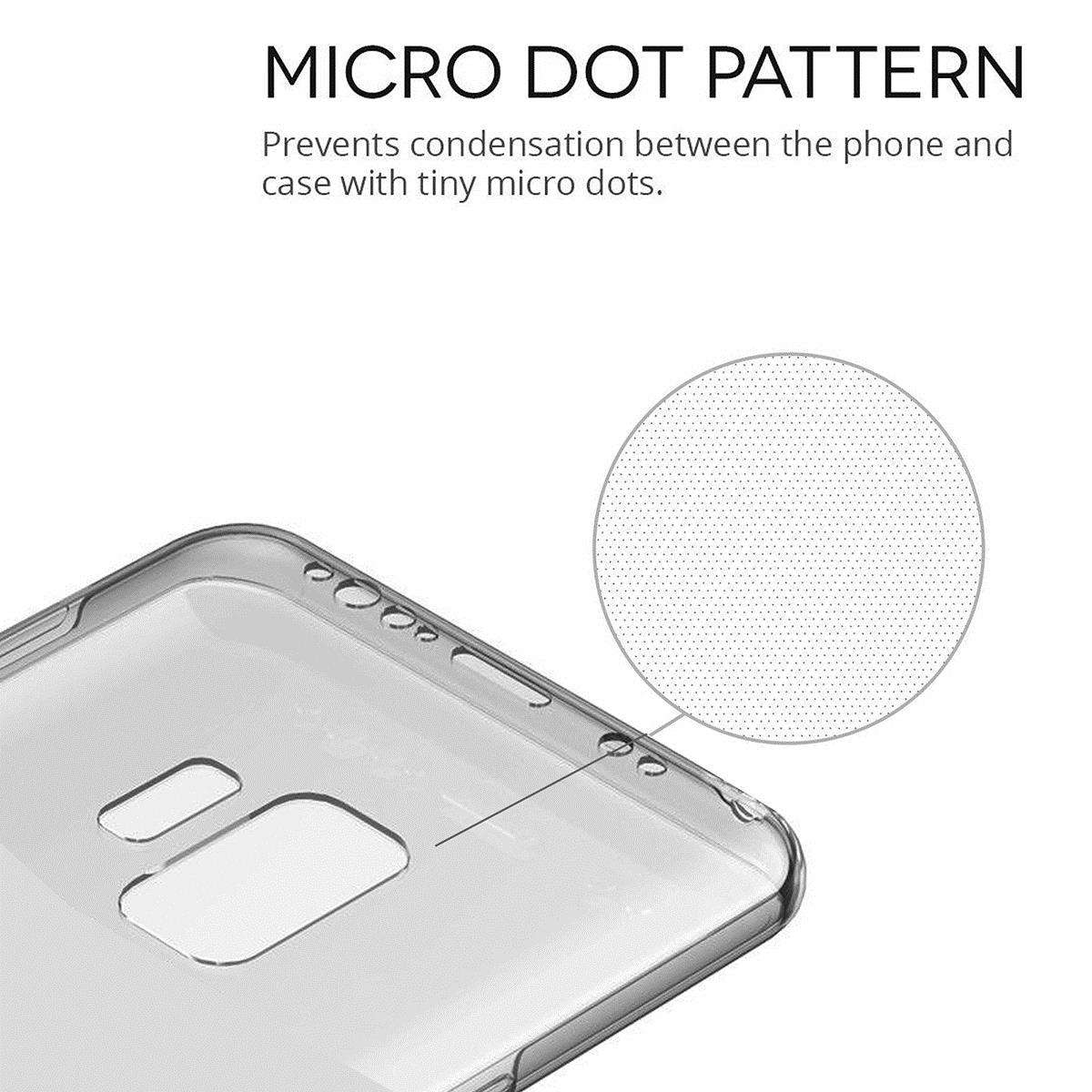 Full Body Front & Back Cover Clear Touch Screen Protective Case For Samsung Galaxy Note 9 - 0.04kg