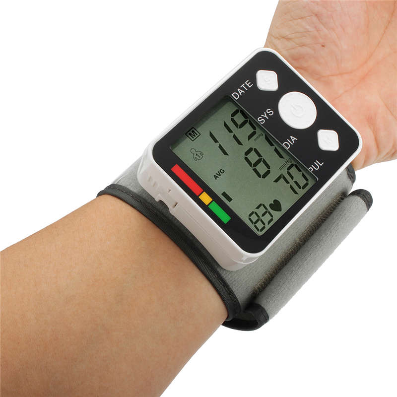te Wrist Blood Pressure Monitor Sphygmomanometer Easy Use Digital Arte