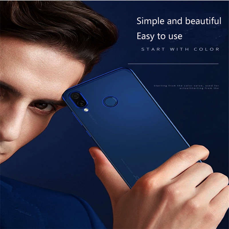 Bakeey Luxury Ultra Thin Color Plating Shock-proof Soft TPU Protective Case For Huawei Honor 8X -