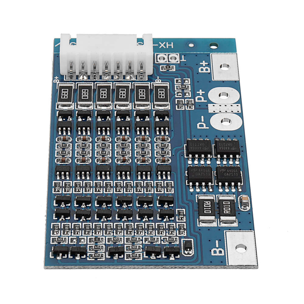 6S 22.2V Li-ion 18650 Lithium Battery BMS Charger Protection Board With Balance Integrated Circuits