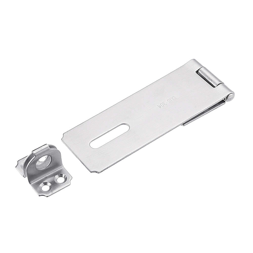 n 304 Stainless Steel Safety Hasps Heavy Duty Gate Bolt Latch Buckle A
