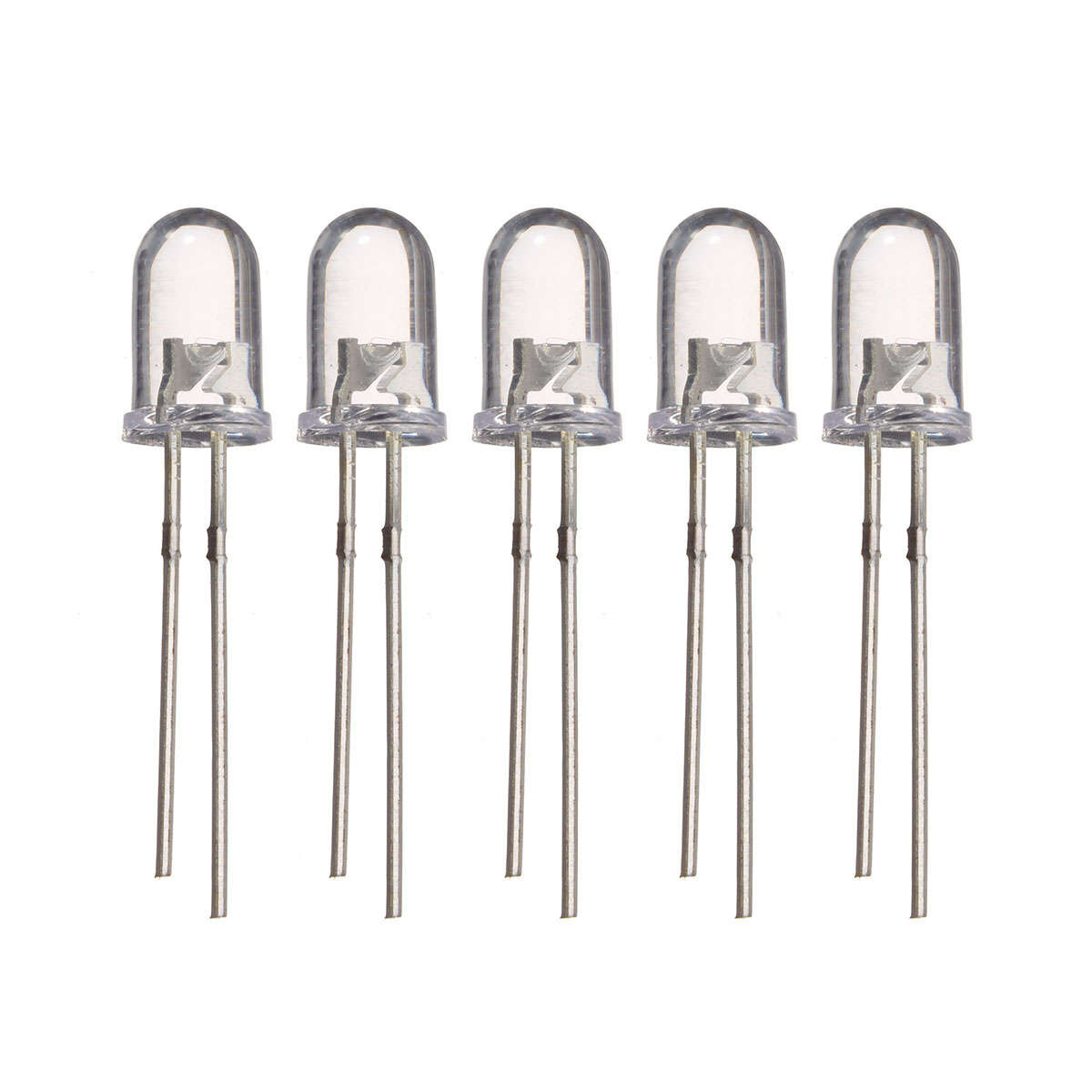10/50/100PCS 5mm 2 Pin LED Ultra Bright Light Bulb Lamp 5 Colors