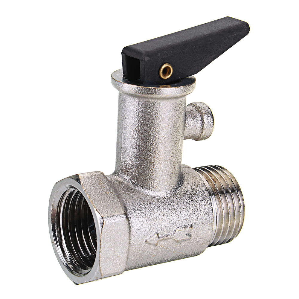 TMOK TK902 1/2 Inch DN15 Brass Valve Water Heater Safety Spring Type Safety Pressure Relief Valves