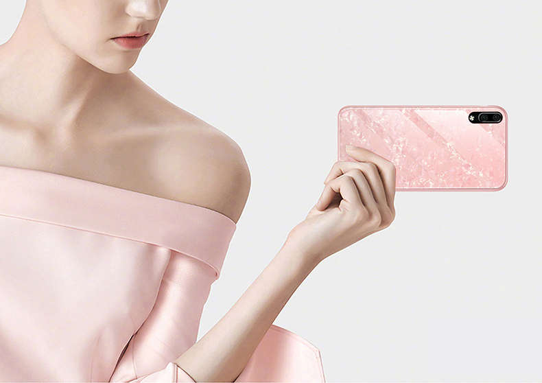 Bakeey Shell Glossy Tempered Glass Soft Edge Protective Case for Huawei P20/ Huawei nova 3e/ P20