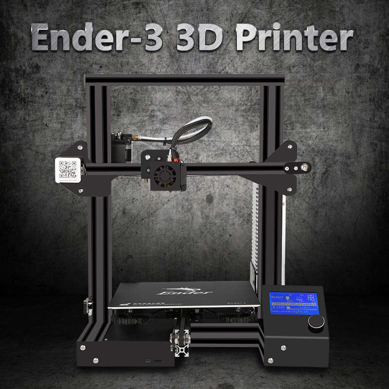Creality 3D Ender-3 V-slot Prusa I3 DIY 3D Printer Kit 220x220x250mm Printing Size - 8.14kg