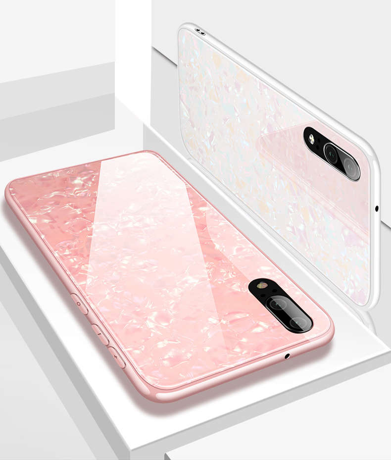 Bakeey Shell Glossy Tempered Glass Soft Edge Protective Case for Huawei P20/ Huawei nova 3e/ P20