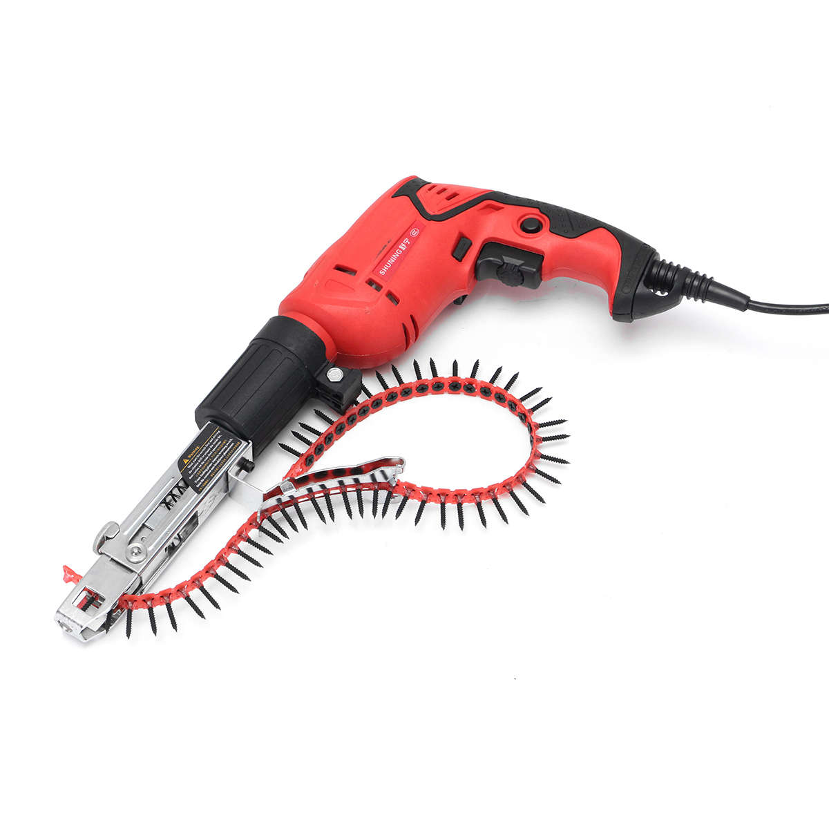 ro Automatic Chain Nail Gun Adapter Screw Gun for Electric Drill Woodw