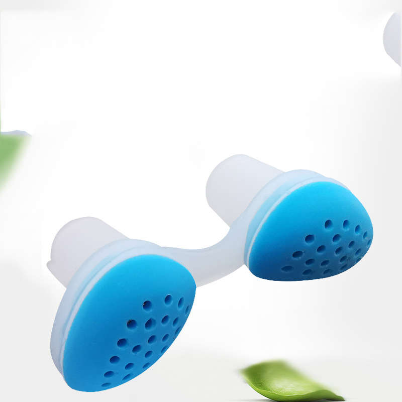 2 IN 1 Mini Silicone Anti Snore Device and Air Purifier Nasal Dilator Apnea Ai