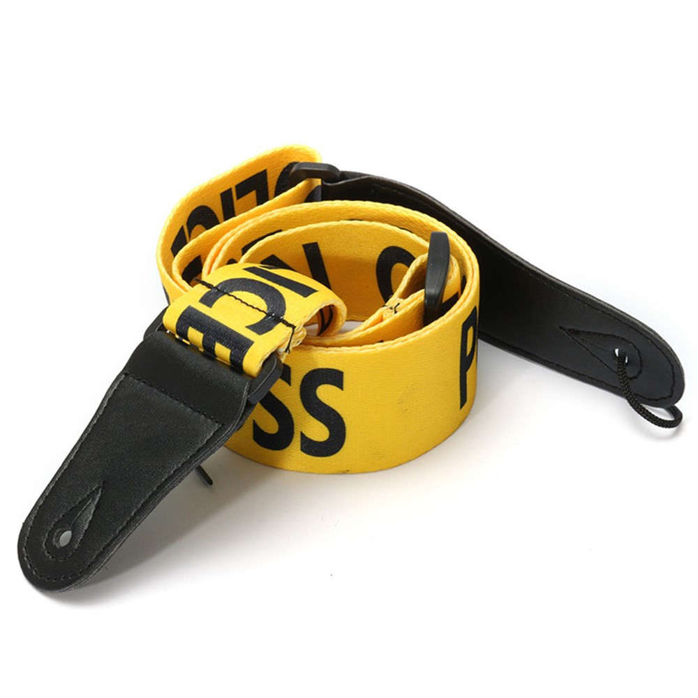Zebra Fully Adjustable Polyester Guitar Belt Guitar Strap with PU Leather Ends for Guitar Parts