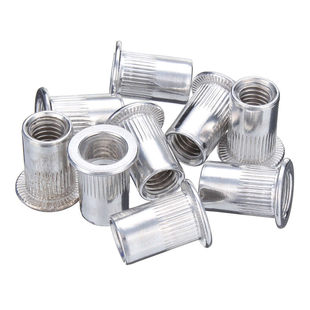 86pcs Blind Rivet M3-M8 Heavy Duty Nut Threaded Insert Hand Riveting Kit
