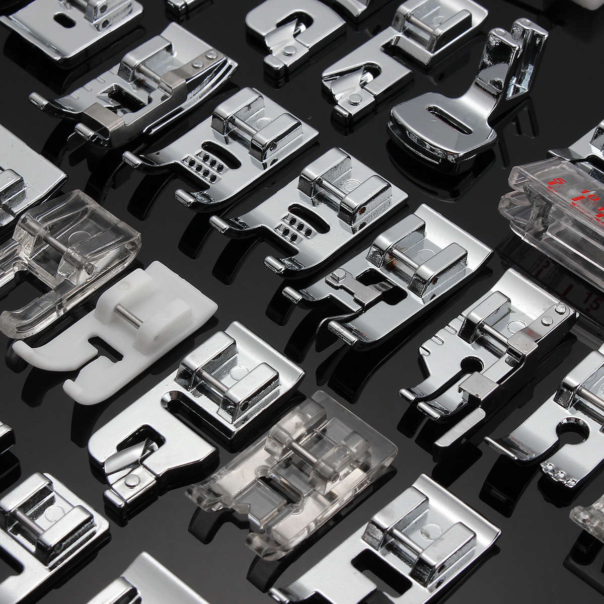 42 PCS Domestic Sewing Machine Foot Presser Feet Kit Sewing Machine Accessories