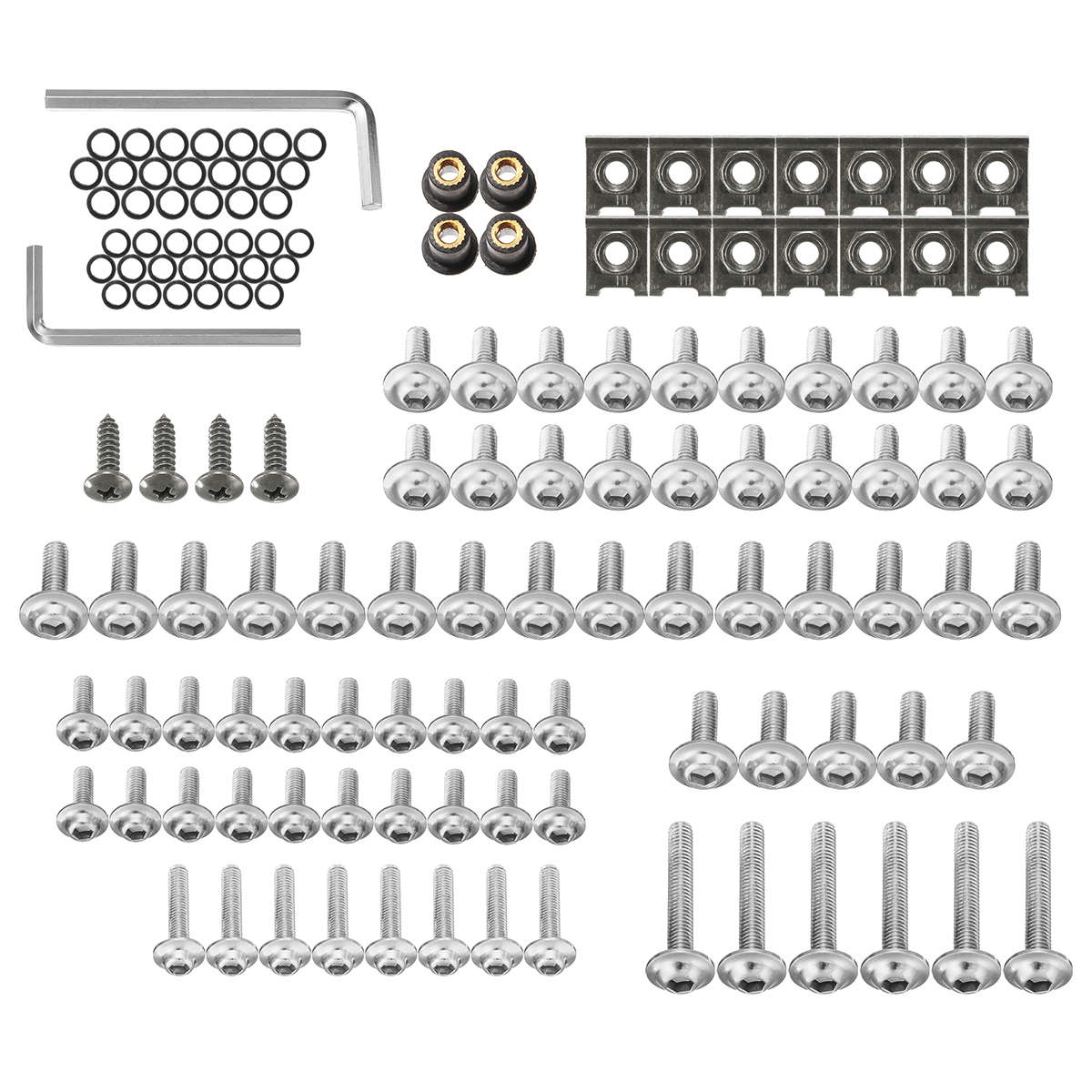Fairing Bolt Kit Fastener Clip Screw Nut For Sportbikes Motorcycle