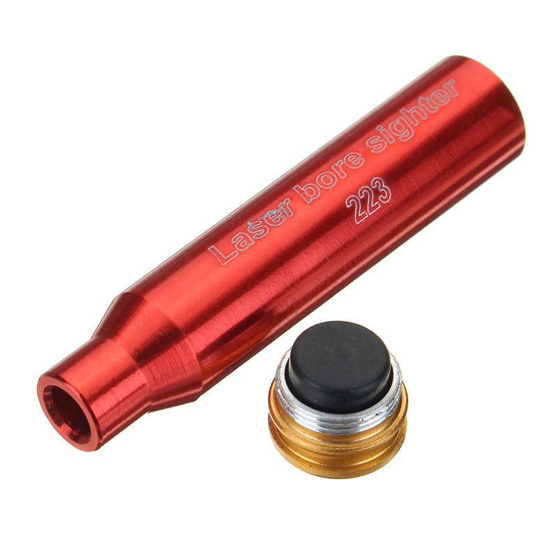 Red CAL 223 REM Gauge 5.56mm Laser Boresighter Red Dot Sight Brass Cartridge B