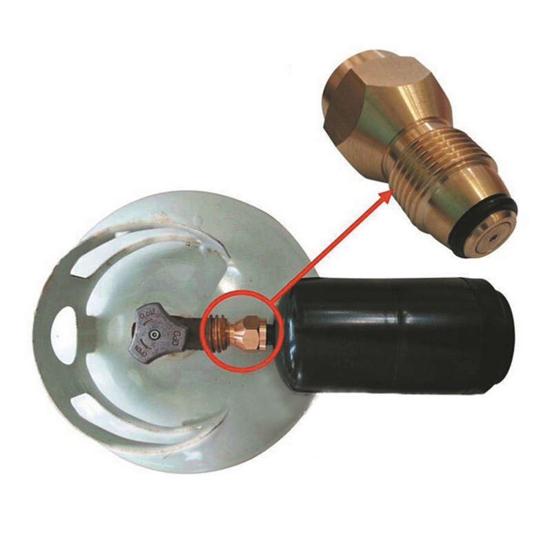 IPRee Camping Cooking Stove Converter Propane LP Gas Regulator Valve Refill Adapter Cylinder Tank