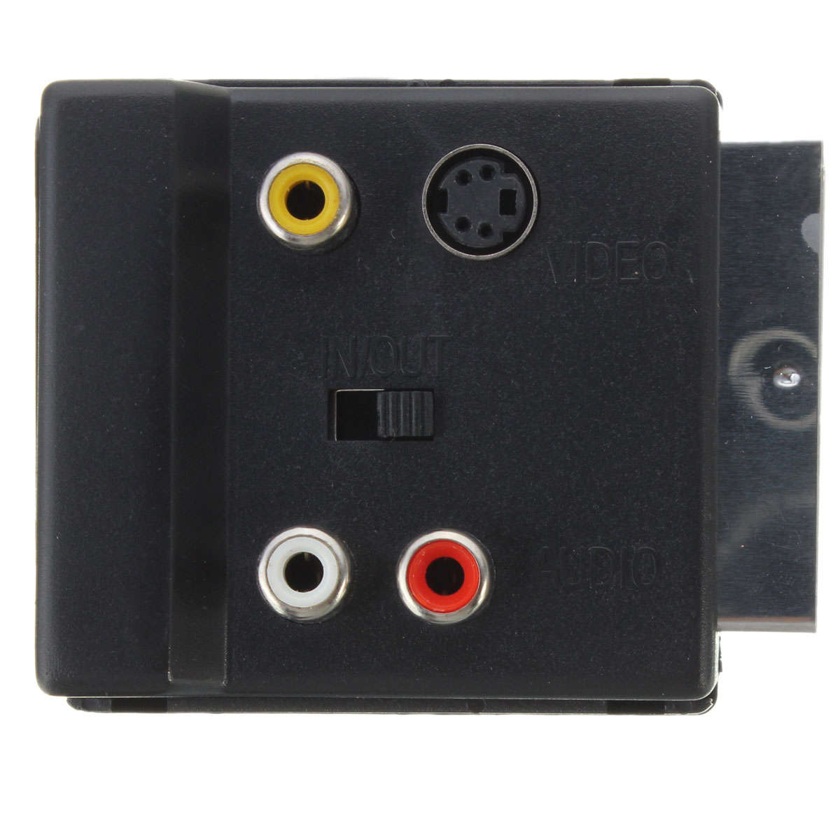 Switchable Scart Male to Scart Female S-Video 3 RCA Audio Adapter Converter Connector