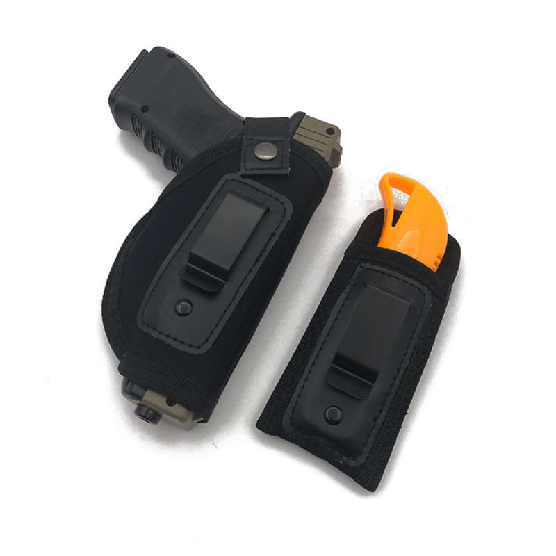 Inside Concealed Carry Tactical Waistband Gun Holster And Single Mag Pouch For Hunting