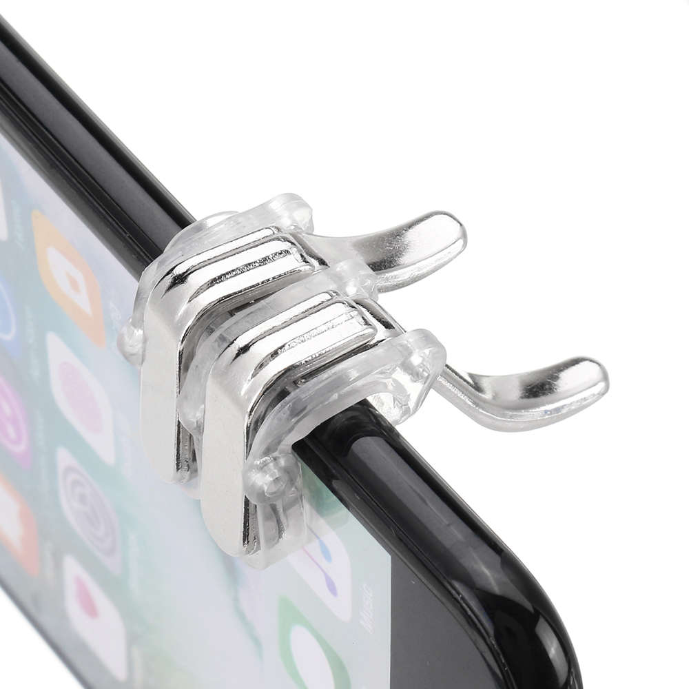 Game Controller Shooter Gaming Six Finger Aiming Fire Trigger Button Handle L1R1 for PUBG Mobile