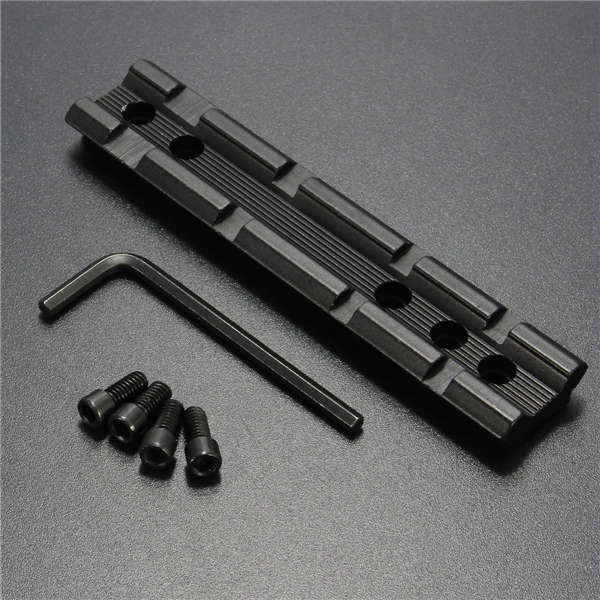 Tactical Dovetail Weaver Picatinny Rail Adapter 11mm to 20mm Scope Extend Mount